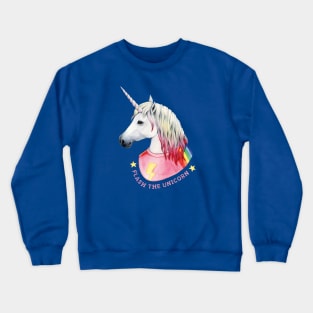 Flash the unicorn Crewneck Sweatshirt